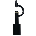 Satin Black Pendant Light Fixture For 3 Lights