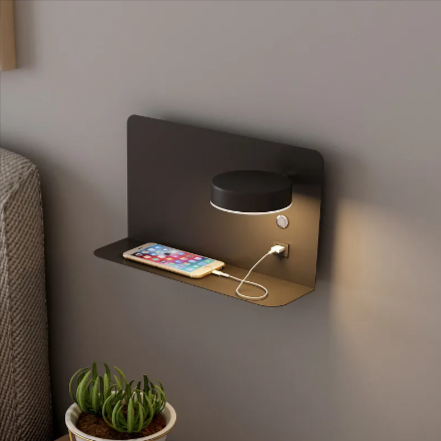 USB Charging Bedside Lamp | Minimalist Design
