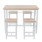 5-Piece Kitchen Table Set | Minimalist Design