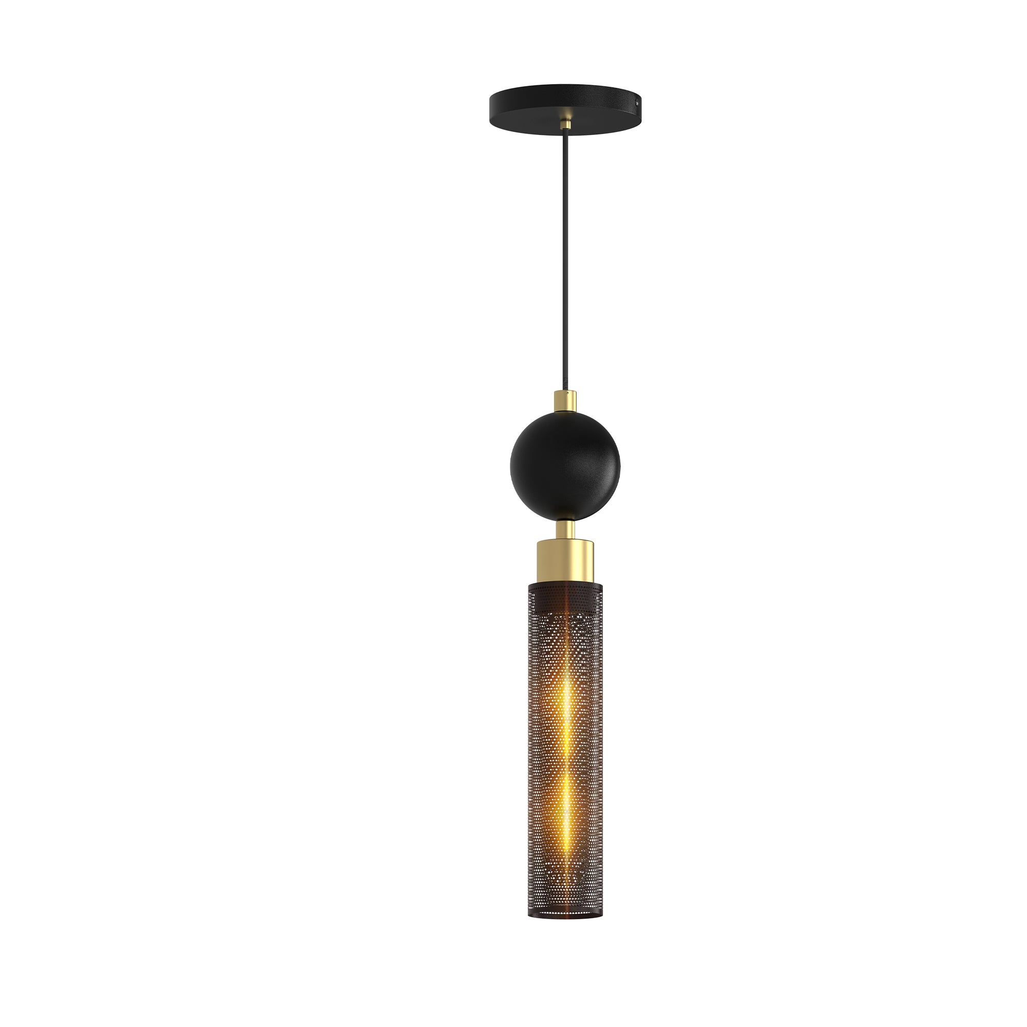 Modern Black Wrought Iron Pendant Light For Kitchen Island