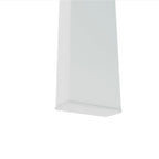 Modern White Glass Coffee Table | Rectangular Design