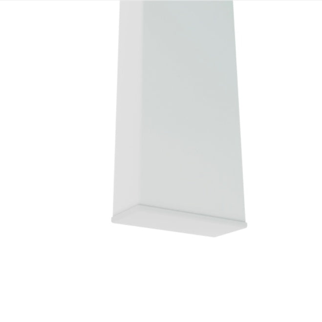 Modern White Glass Coffee Table | Rectangular Design