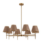 Golden Farmhouse Pendant Light 8-light Bohemian Pendant Light 38.6