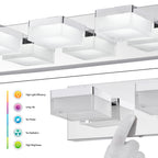 Modern Chrome LED Vanity Light