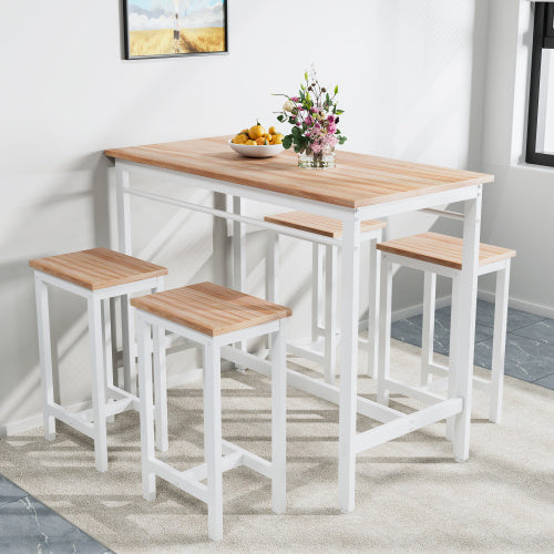 5-Piece Kitchen Table Set | Minimalist Design