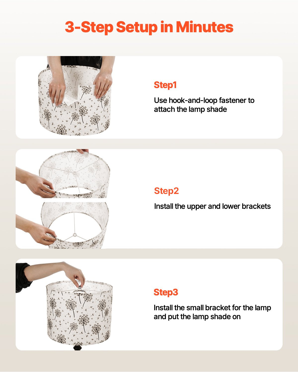 Drum Lamp Shade 2 Set