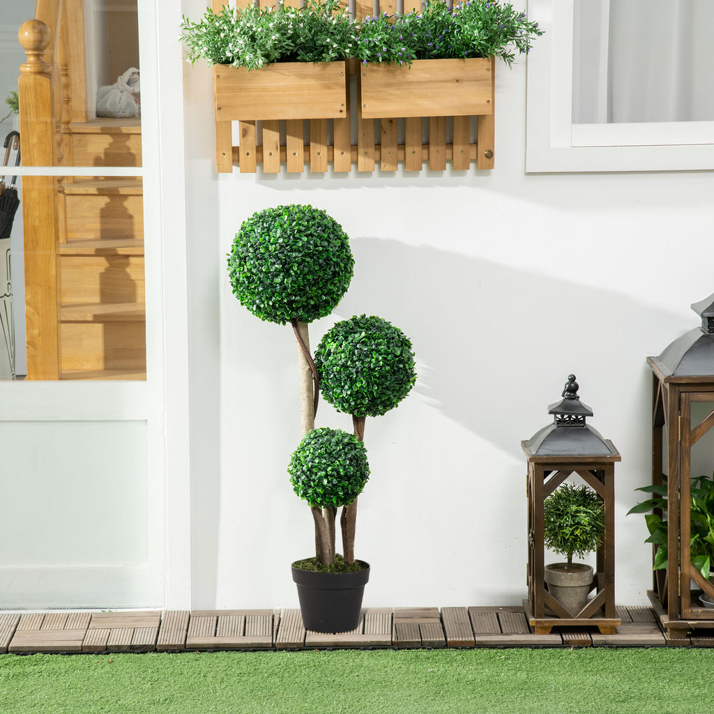 Artificial Potted Plant, Faux Greenery for Indoor and Outdoor Decor