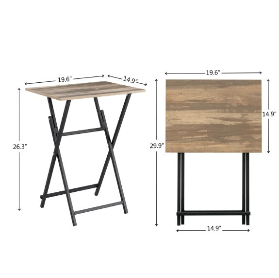 Portable Snack Table | Lift-Top Design