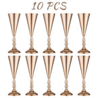 2 Pcs Golden Vase Flower Wedding Centerpieces