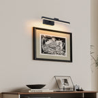 16inch Black Bathroom Light Fixtures Over Mirror Modern Dimmable LED V