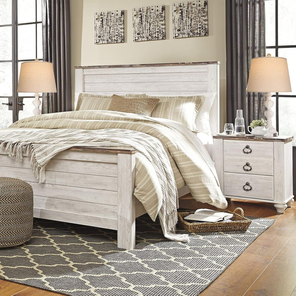 Touch Control Coastal Farmhouse Table Lamp Set Of 2