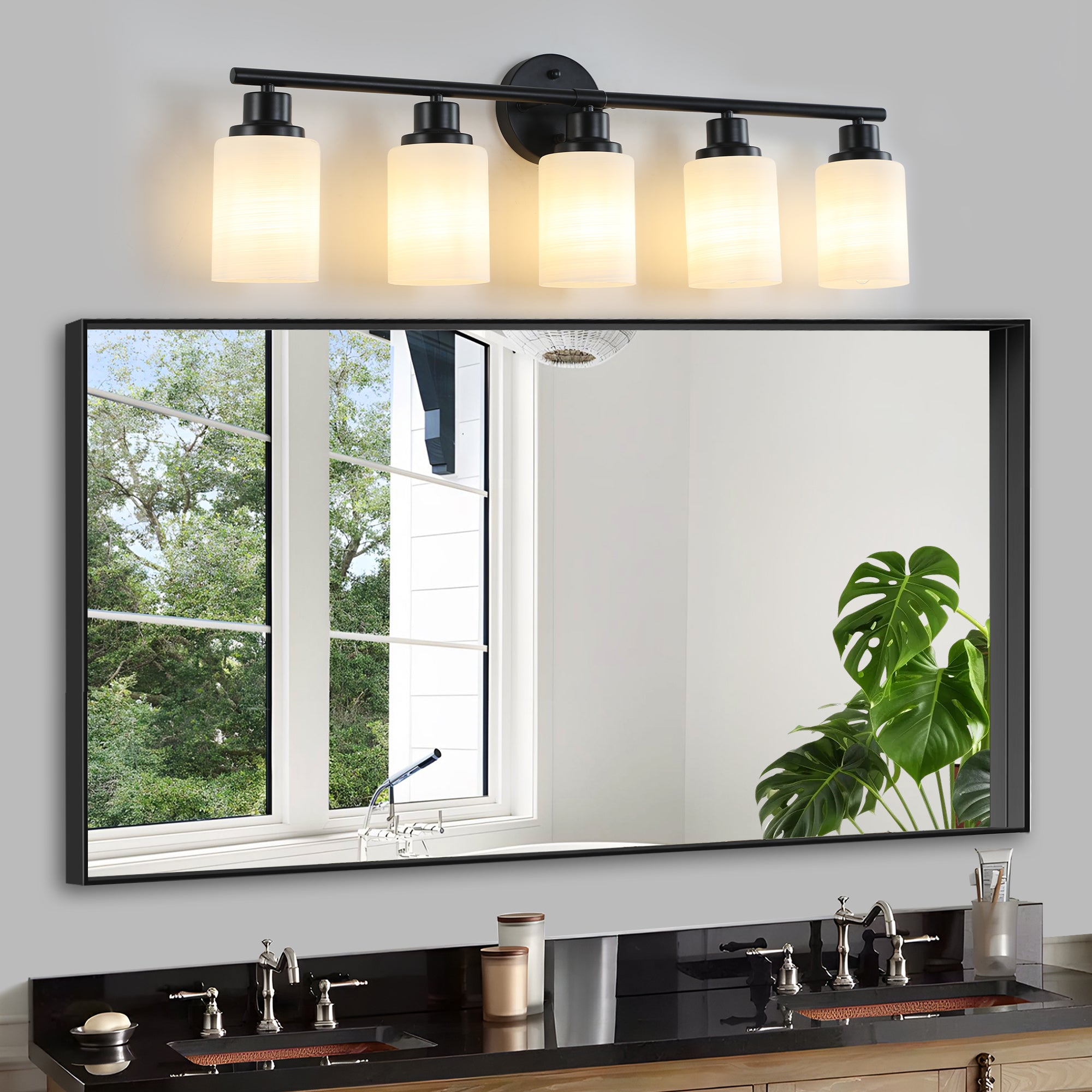 31 Modern 5-Light Vanity Bathroom Mirror Light