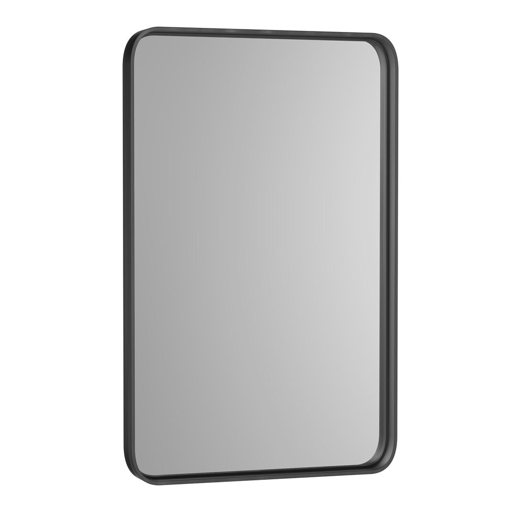 Wall Mirror With Rectangular Metal Frame