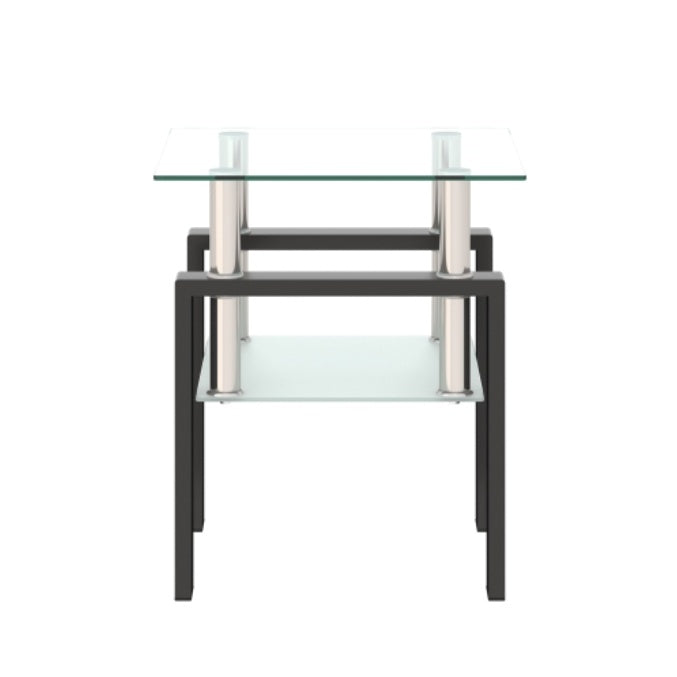 Modern Metal Coffee Table | 2-Layer Structure