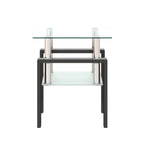 Modern Metal Coffee Table | 2-Layer Structure