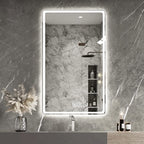 40x32 Inch LED Bathroom Mirror Vanity Mirrors With Front Lights Wall M