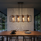 Rustic 4-Light Chandelier | Pendant Design