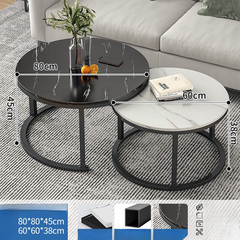 Round Coffee Table | Lift-Top Modern Design