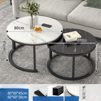 Round Coffee Table | Lift-Top Modern Design