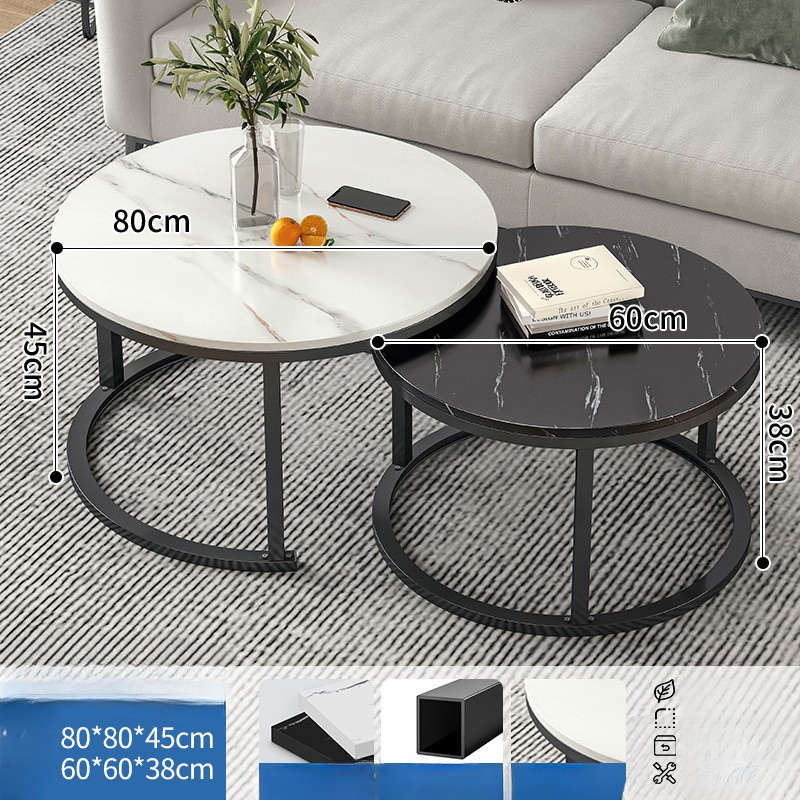 Round Coffee Table | Lift-Top Modern Design