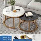 Round Coffee Table | Lift-Top Modern Design
