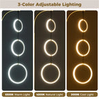 3-Circle LED Floor Lamp
