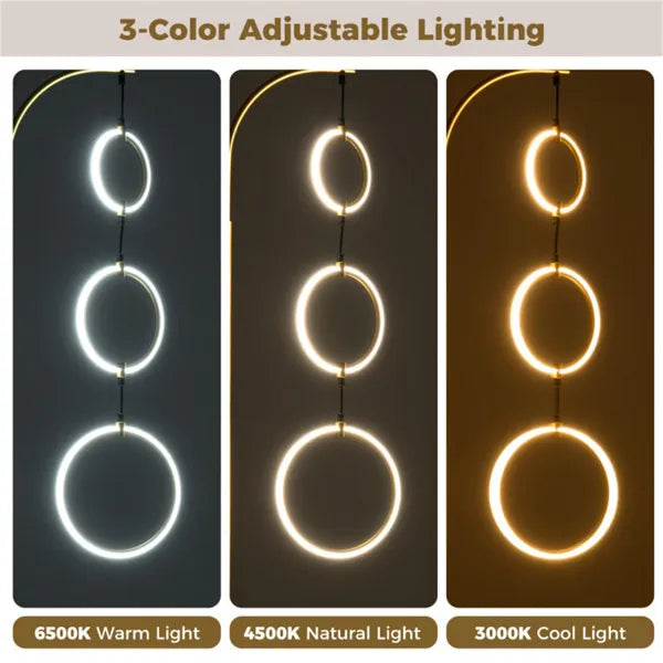 3-Circle LED Floor Lamp