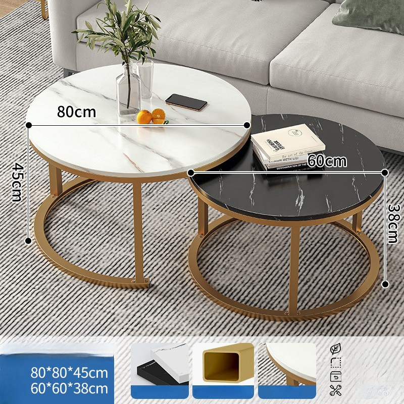 Round Coffee Table | Lift-Top Modern Design