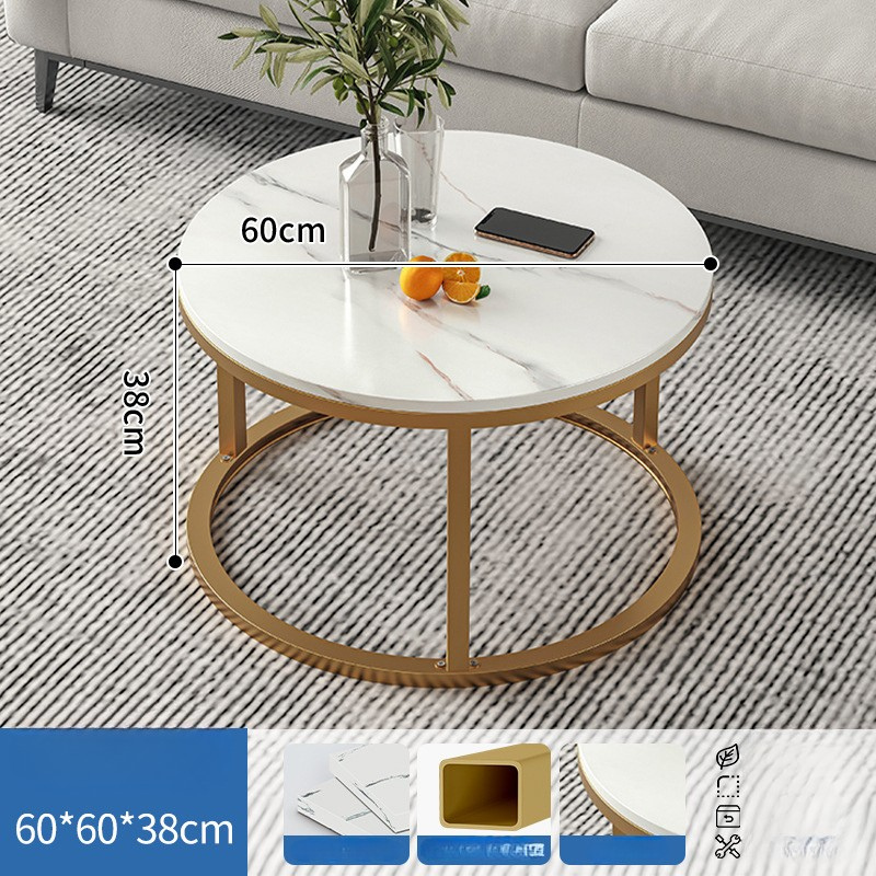 Round Coffee Table | Lift-Top Modern Design