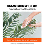 Artificial Golden Cane Palm Tree, Potted Faux Floor Plant