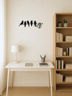 1PC Metal Bird Wall Art