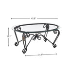 Tempered Glass Coffee Table Set | 2-Layer Design