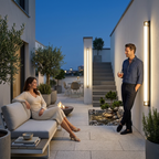 Gold Corner Wall Lamp | Modern LED
