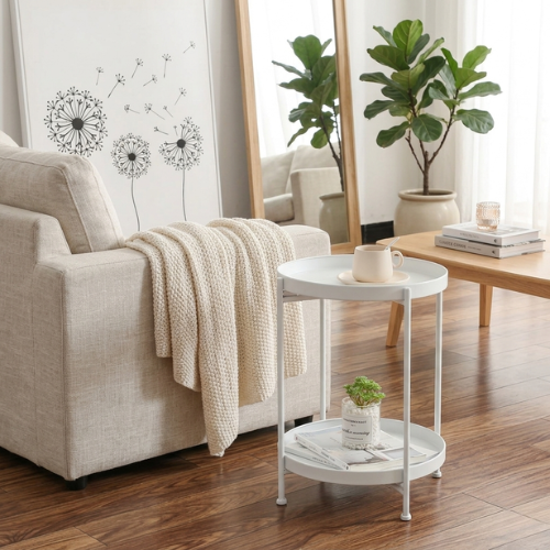 Nordic Round Side Table | Minimalist Design