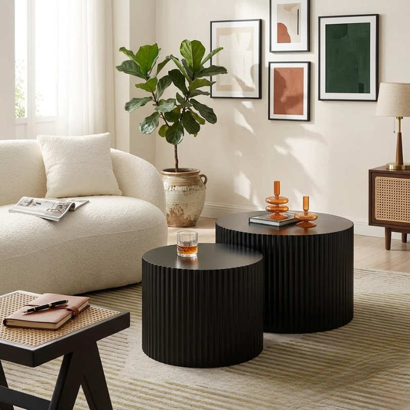 Nesting Coffee Tables | Round Design