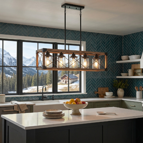 Vintage 5-Light Chandelier | Farmhouse Design