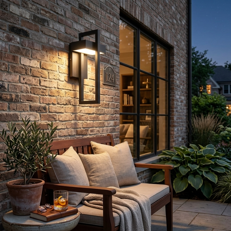 Modern Outdoor Wall Lamp |  Wall-Mounted Design