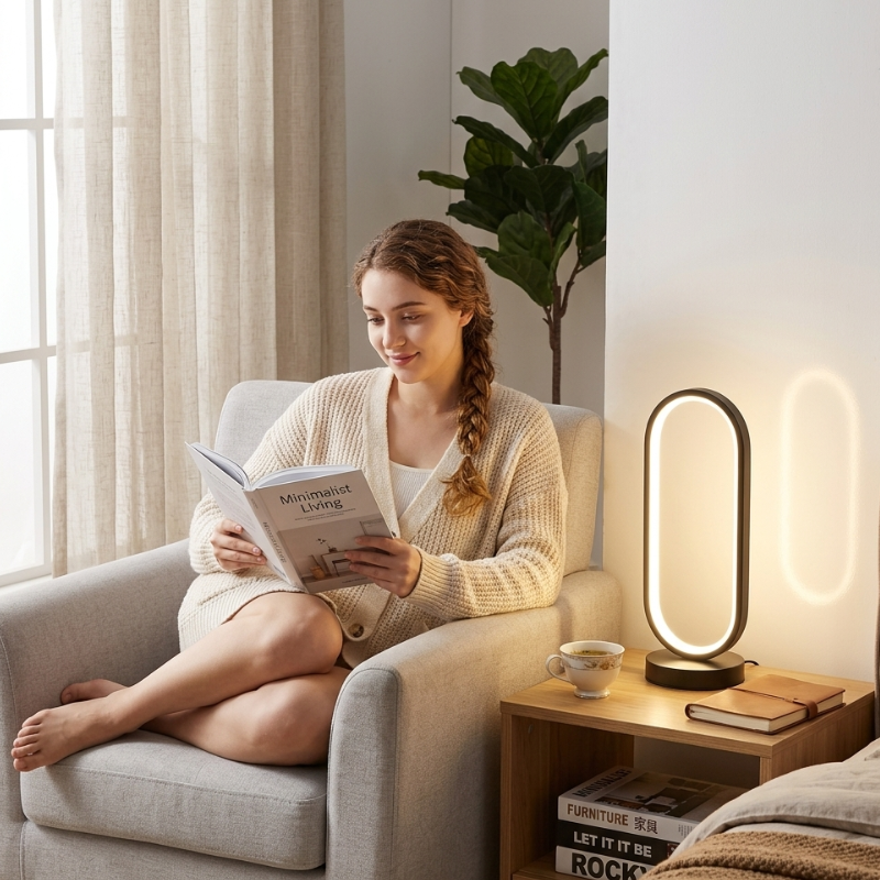 Modern Bedside Lamp | Touch Control Design