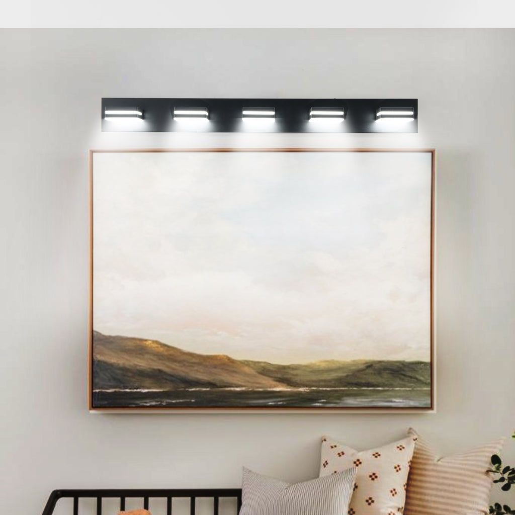 Modern Black LED Vanity Light