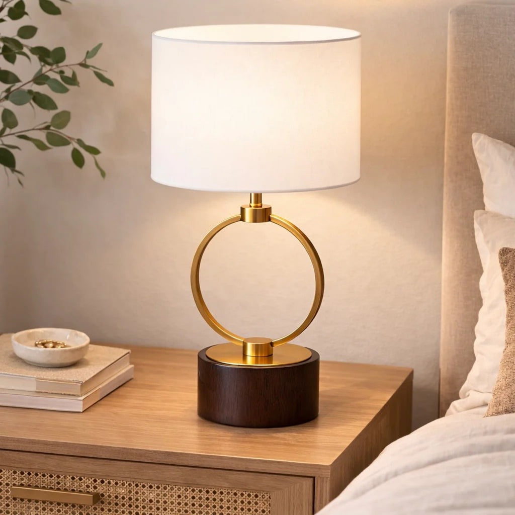 Bedroom Table Lamp Nordic Home Creative Romantic Warm Metal Study Room