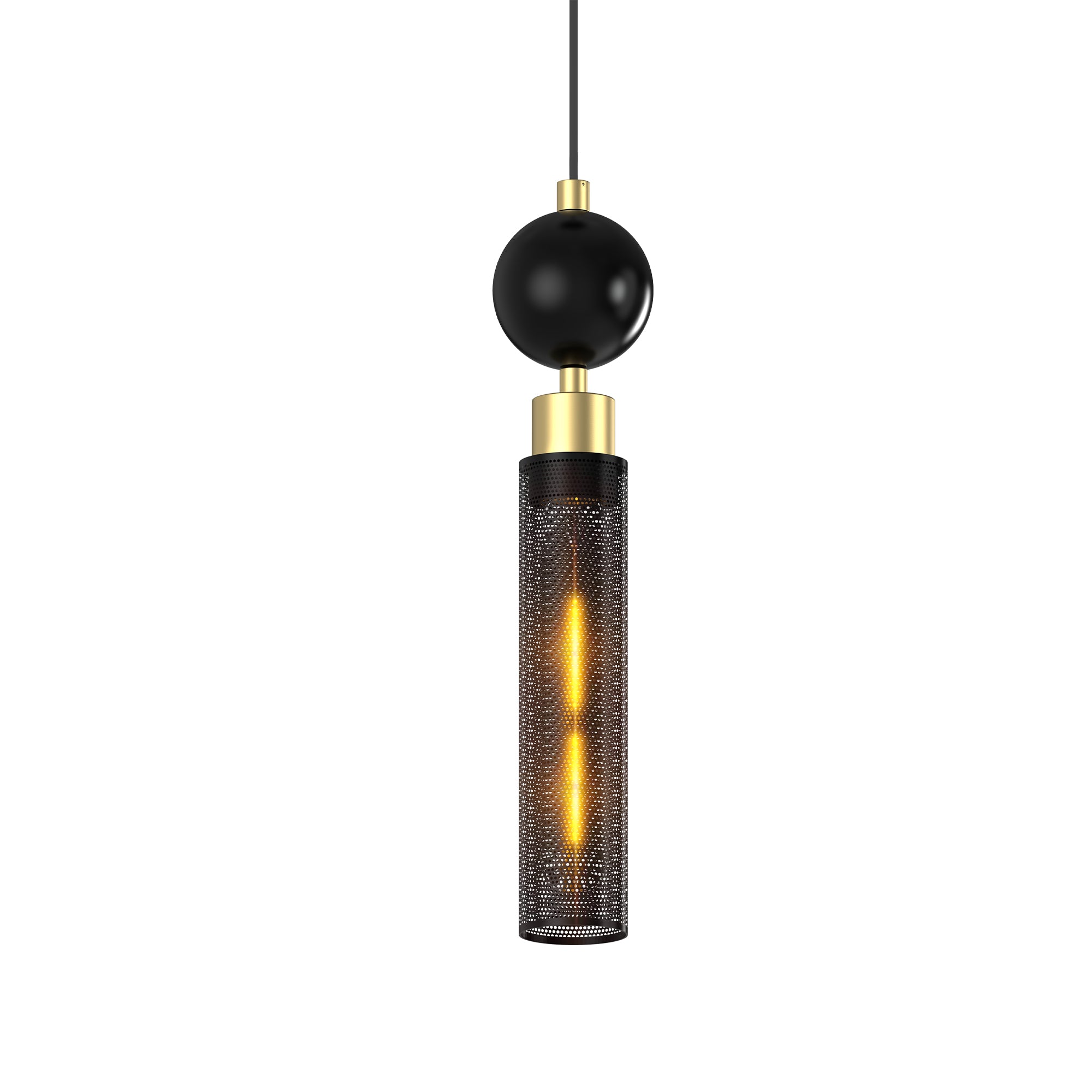 Modern Black Wrought Iron Pendant Light For Kitchen Island