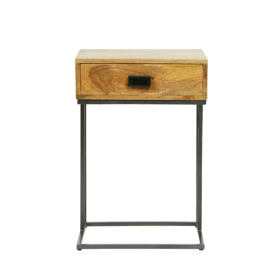 Modern C-Shaped Side Table | 2-Layer Structure