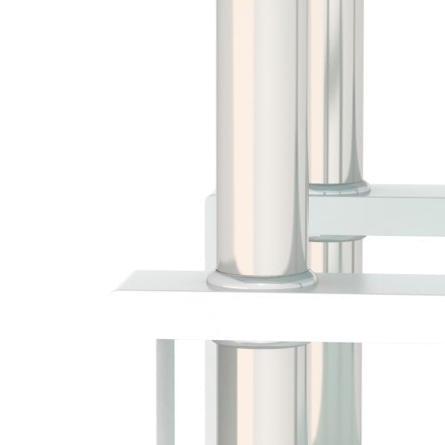 Tempered Glass Coffee Table Set | Square Design