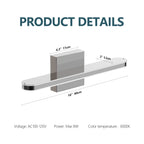 LED Bathroom Vanity Light Bar Dimmable Bathroom Light Fixtures Modern