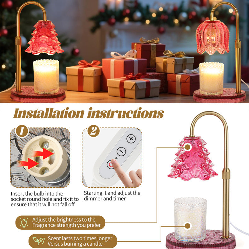 Candle Warmer Lamp With Timer & Dimmer