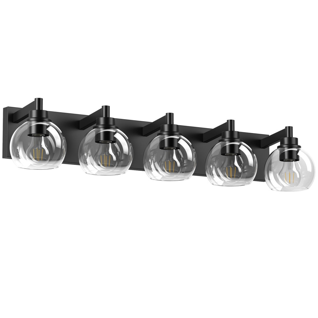 Bathroom Light Fixtures Over Mirror 5-Lights Bathroom Vanity Light Wit