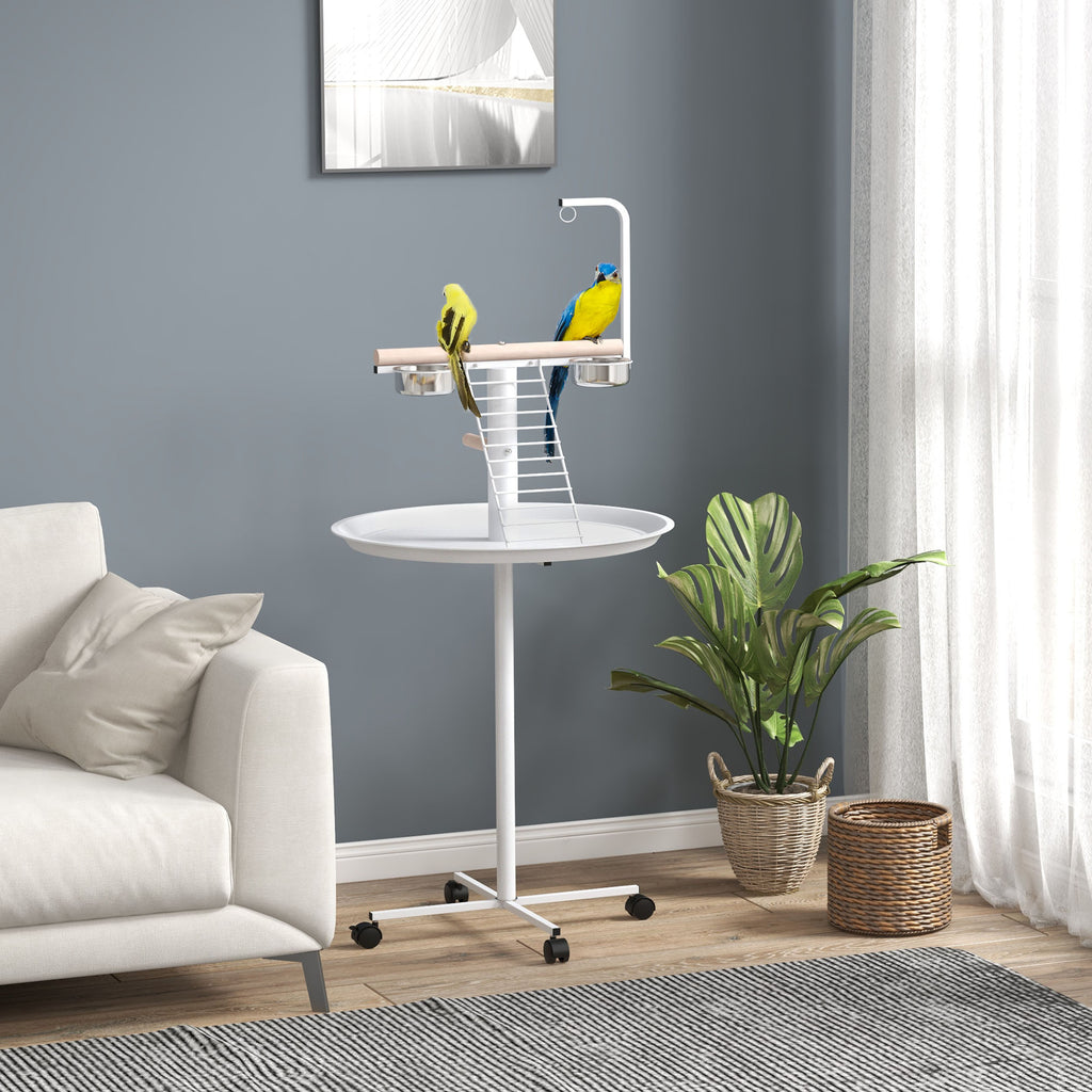 Bird Stand with Wheels