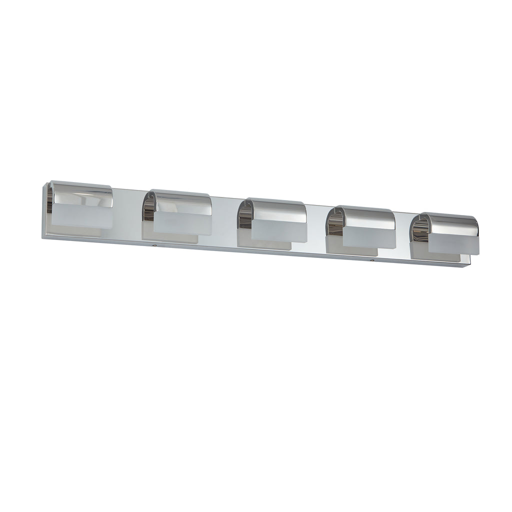 Modern Bathroom Vanity Lighting 5-Light LED Vanity Lights Over Mirror
