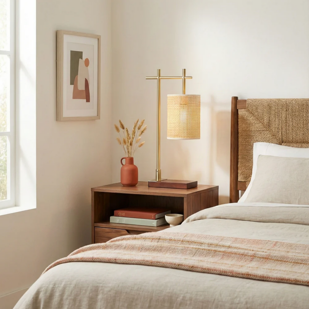Bedroom Table Lamp Nordic Home Creative Romantic Warm Study Room Desk