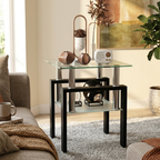Modern Metal Coffee Table | 2-Layer Structure